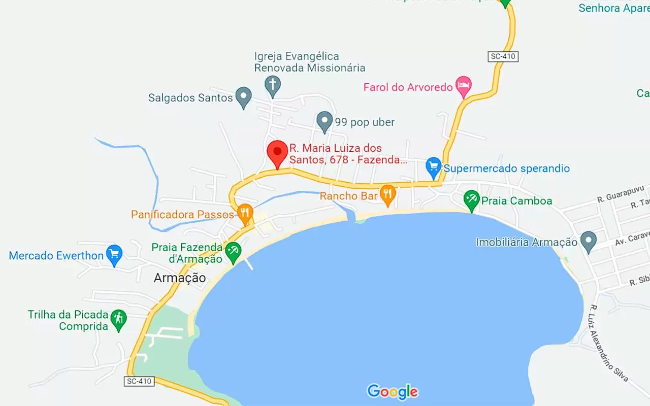 Lançamento Governador Celso Ramos - Lumiere Residence - Mapa