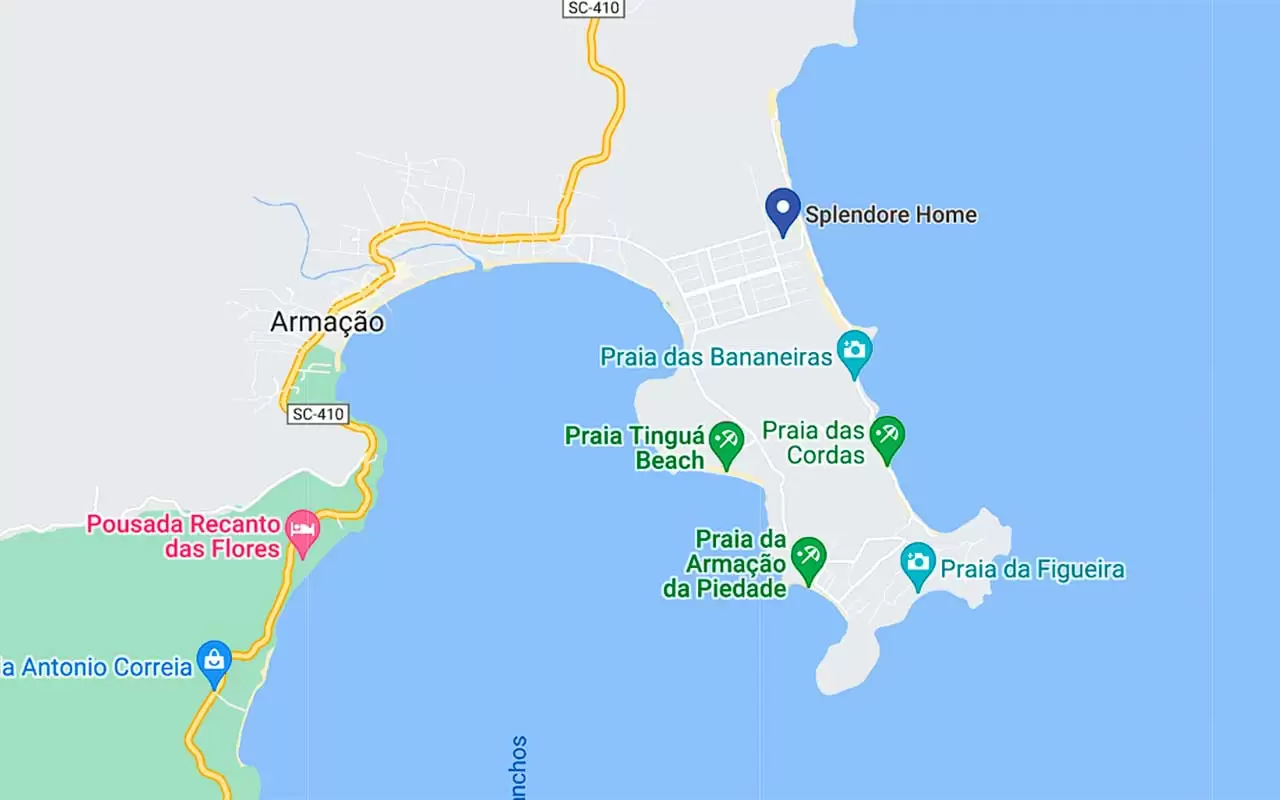 Lançamento Governador Celso Ramos - Splendore Home - Mapa
