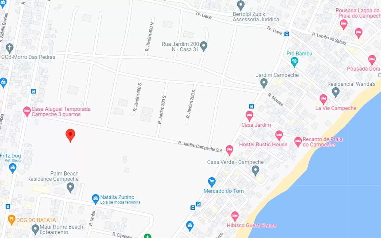 Lançamento Florianópolis - Campeche - Morro das Pedras - Mapa