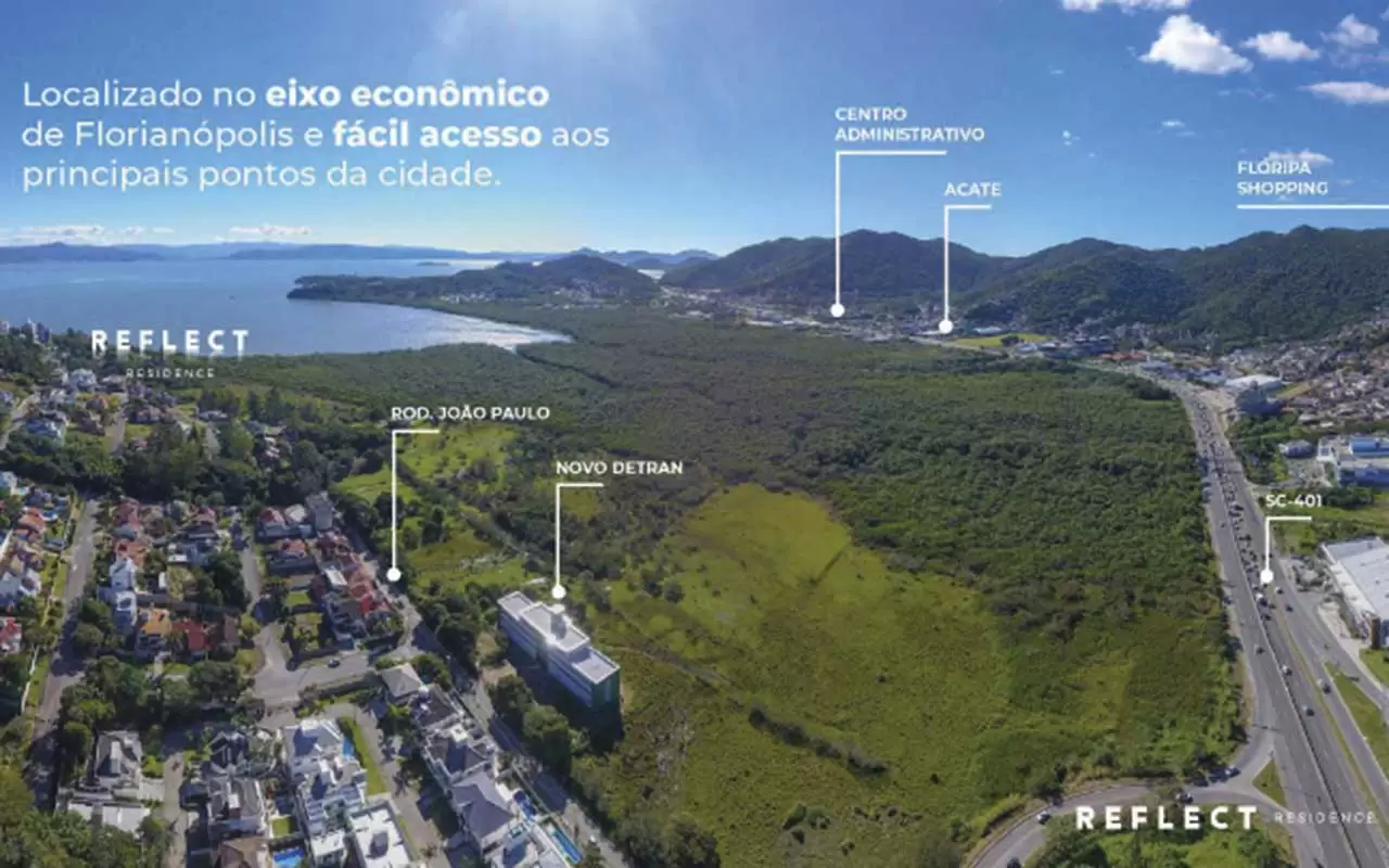 Lançamento - João Paulo - Reflect Residence -Florianópolis - Mapa